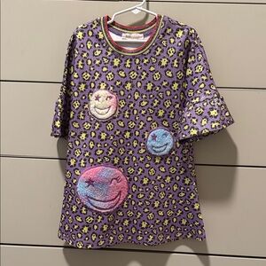 Purple Baby Sara size 6 Patterned Dress